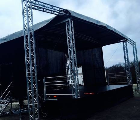 Mobile Stage XLR Roof Rundbogen >> 8m x 6m << mit PA Wings  > je 2,5m <  in 15232 Frankfurt Oder mieten